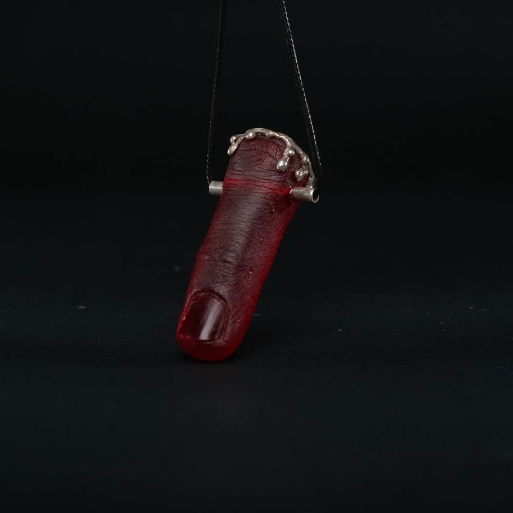 Men - The finger- red by UNDE